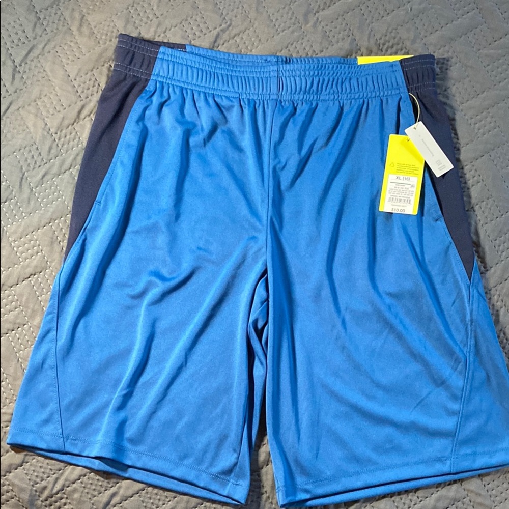 Men's Blue Athletic Shorts